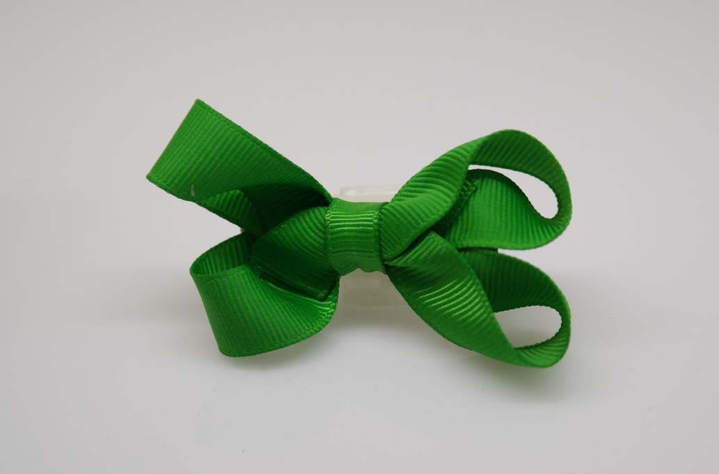 Small bowtique hair Bow with colors  Classical Green